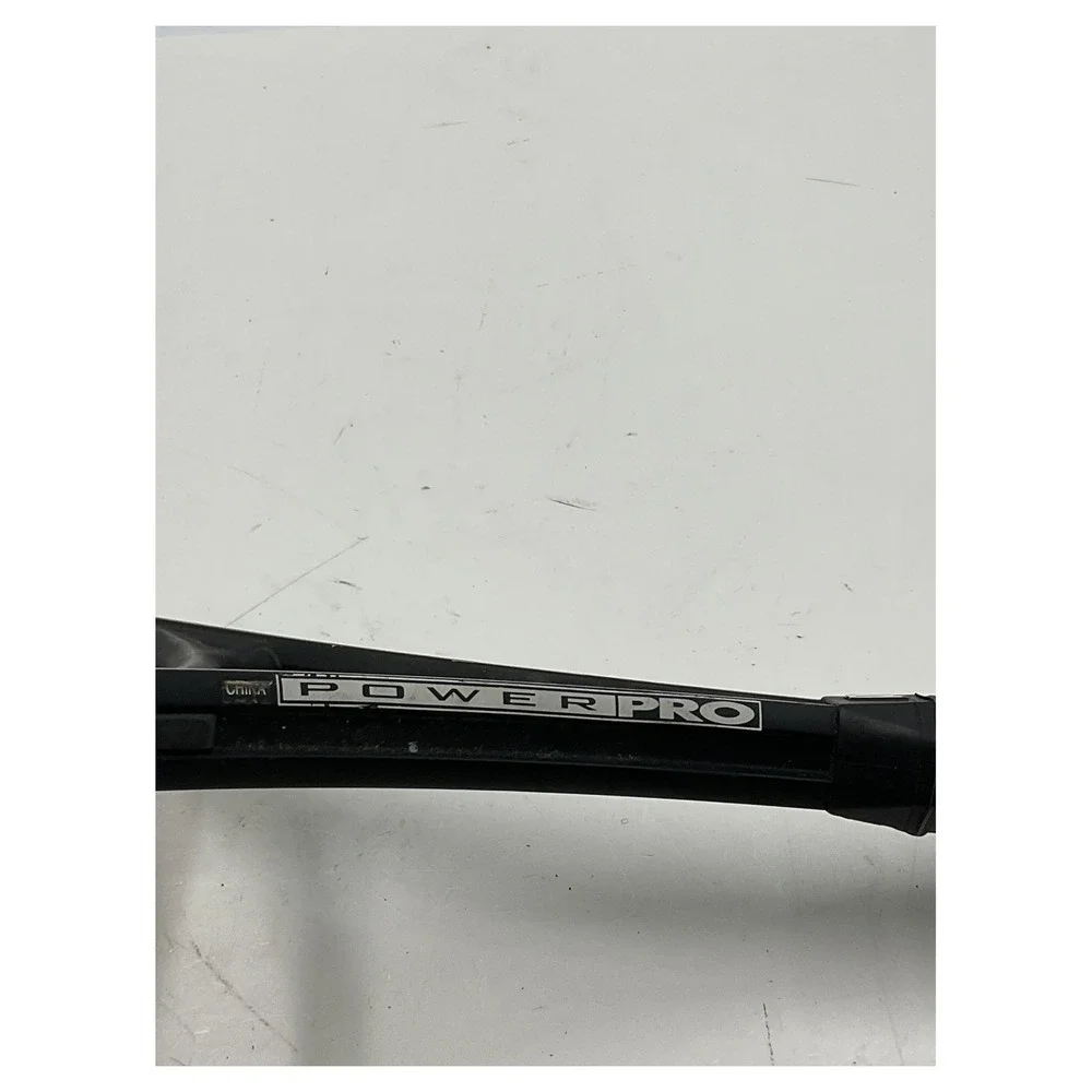 Prince Power Pro Tennis Racket Black Red Yellow with Dampener & Extra Grip